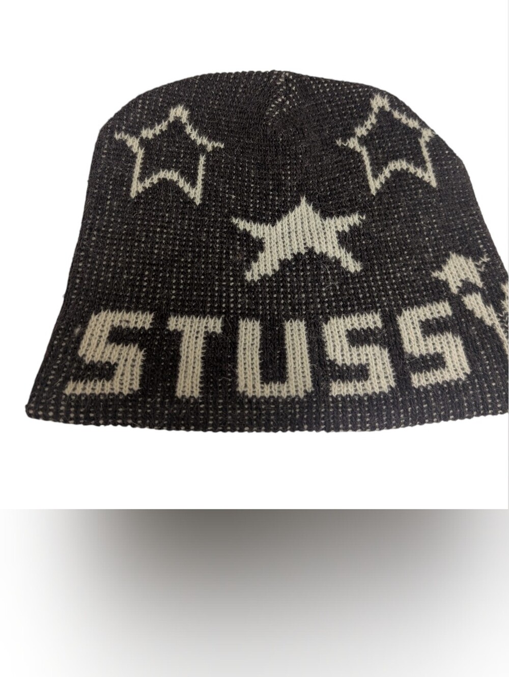 Stussy Logo Knit Beanie Hat